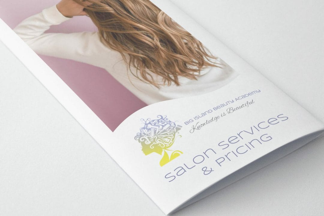 Big Island Beauty Academy — Tri-Fold Brochure