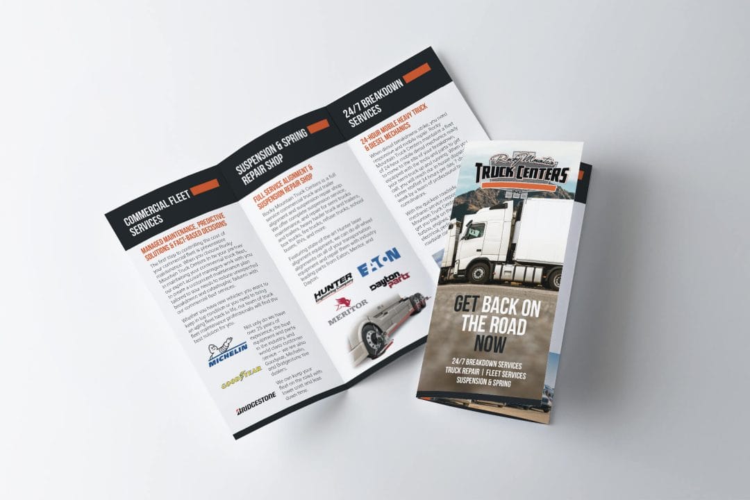 Rocky Mountain Truck Centers Trifold Brochure